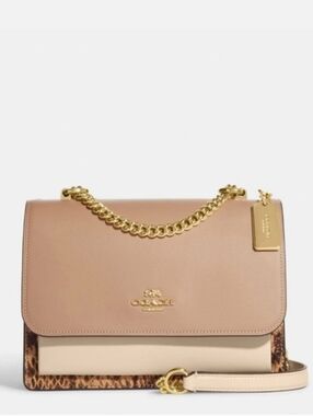 Coach Khlare Python Embossed 2Way Convertible Satchel, EUC, 2022, $428 MSRP